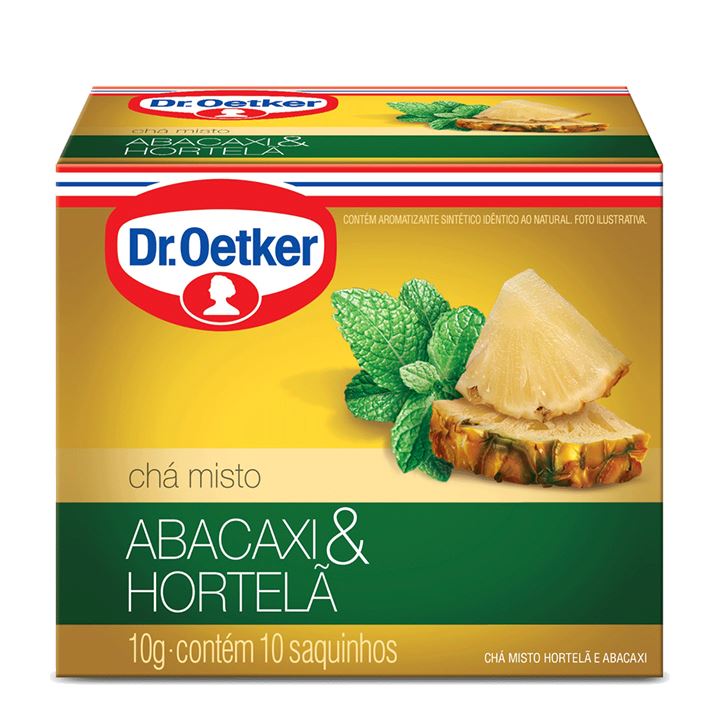 CHA ABACAXI/ HORT DR OETKER 10G (10 SCH)