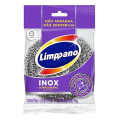 ESPONJA DE ACO INOX LIMPPANO 01X01UN