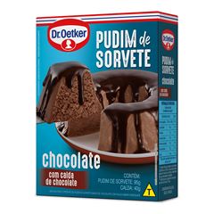 PUDIM DE SORVETE CHOCOLATE DROETKER 135G