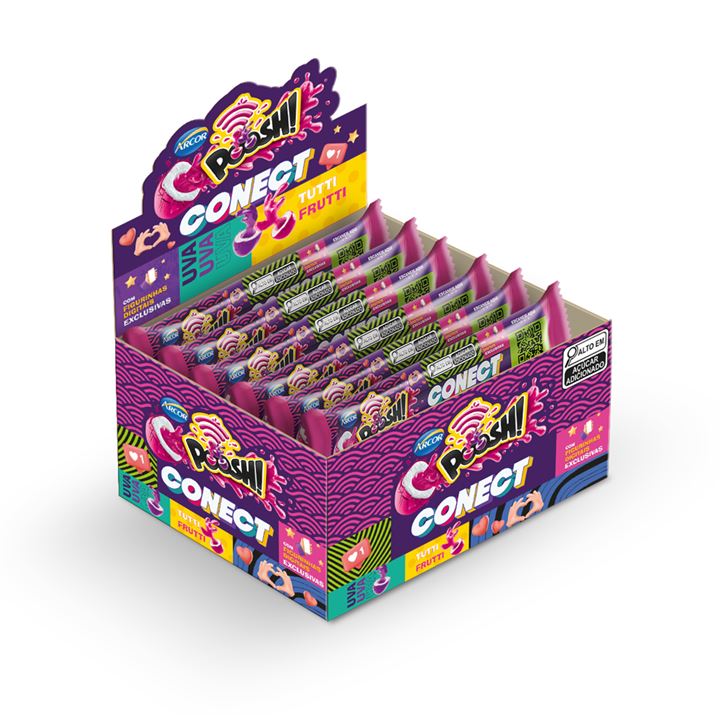 ARCOR CHICLE POOSH CONECT 15X20G
