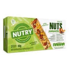 BARRA NUTS NUTRY SEMENTES 02X30G