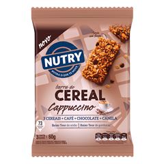 BARRA CEREAL NUTRY CAPUCCINO 03X20G
