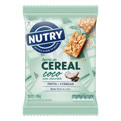 BARRA CEREAL NUTRY COCO/CHOC 03X22G