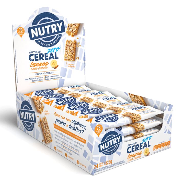 BARRA CEREAL NUTRY ZERO BAN/CAN24X22G