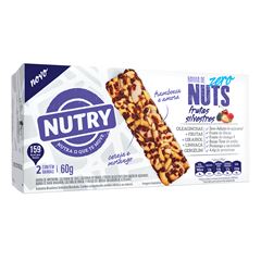 BARRA NUTS NUTRY ZERO FRUT SILVEST 2X30G