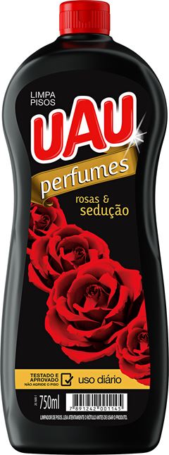 LIMPA PISO UAU ROS/SED BLACK 750ML